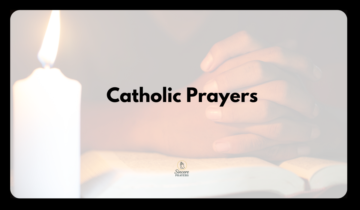 Catholic Prayers for the Sick