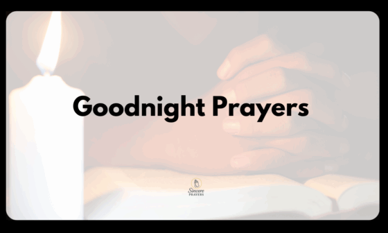 Prayers for Good Night Sleep