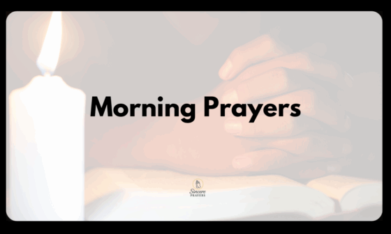 Morning Prayers for My Love