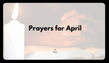 Prayers for April