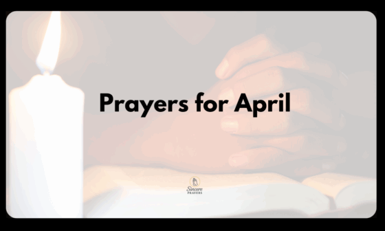 Prayers for April