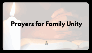 Prayers for Family Unity