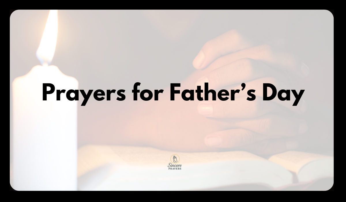 Prayers for Father’s Day