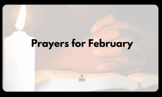 Prayers for February