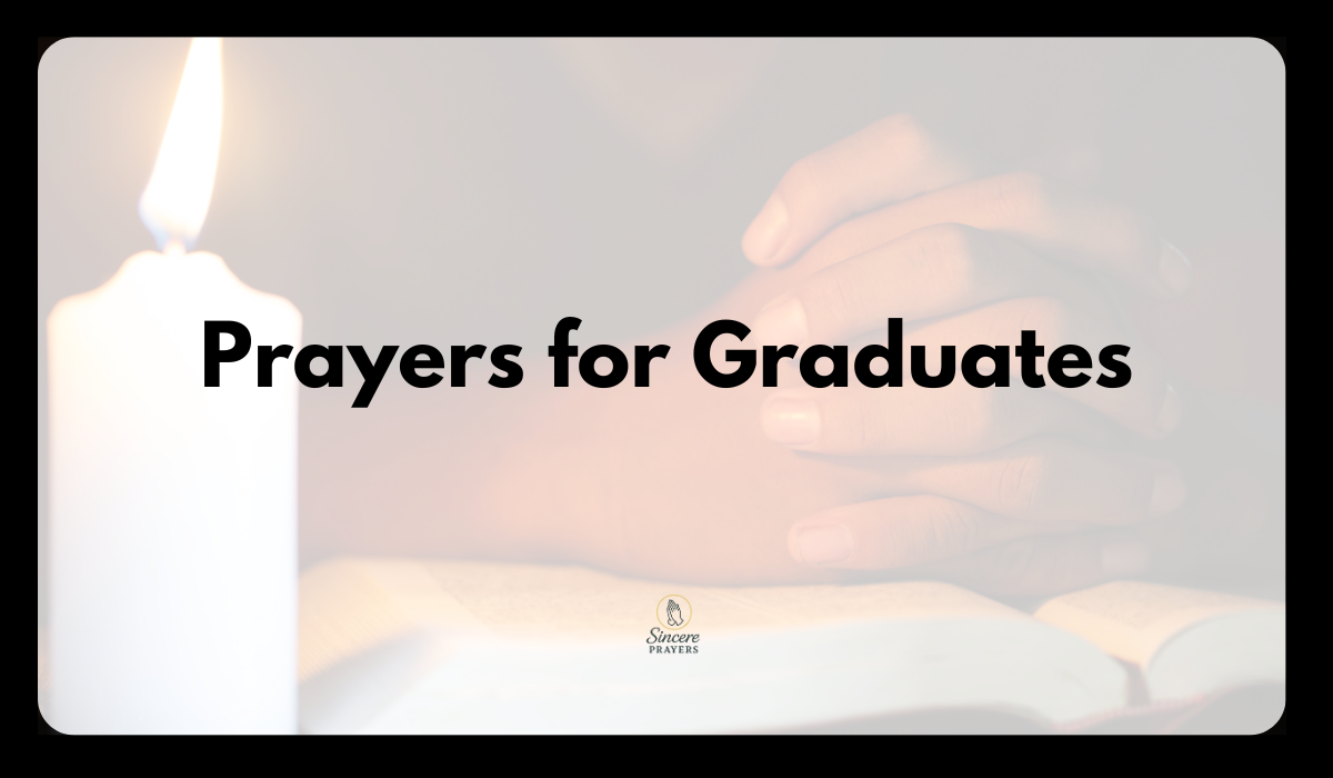 Prayers for Graduates