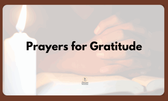 Prayers for Gratitude
