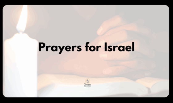 Prayers for Israel