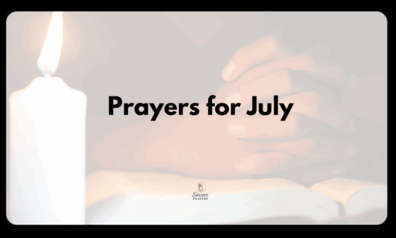 Prayers for July