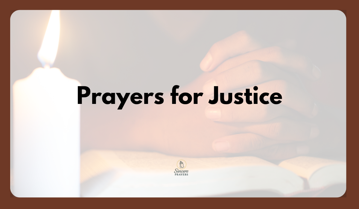 Prayers for Justice