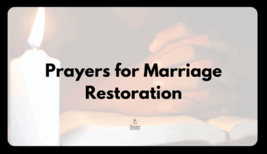Prayers for Marriage Restoration