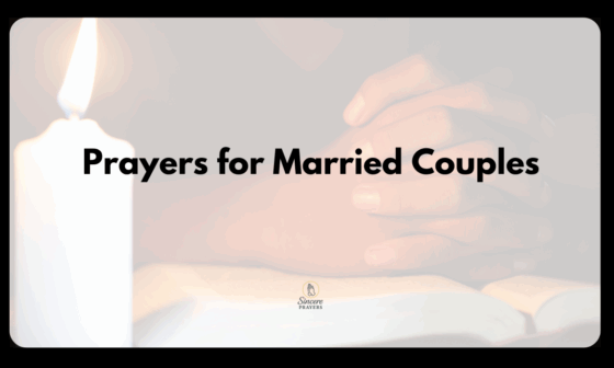 Prayers for Married Couples