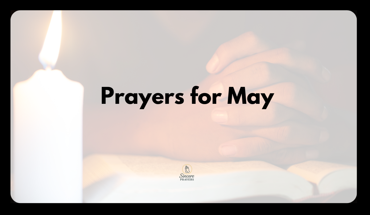 Prayers for May