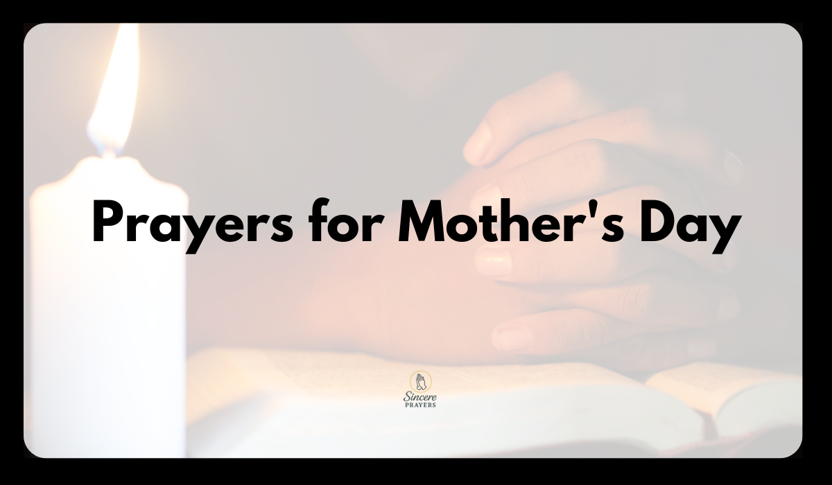 Prayers for Mother's Day