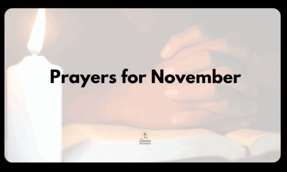 Prayers for November