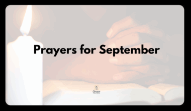 Prayers for September