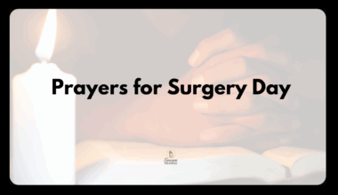 Prayers for Surgery Day