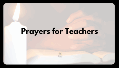 Prayers for Teachers