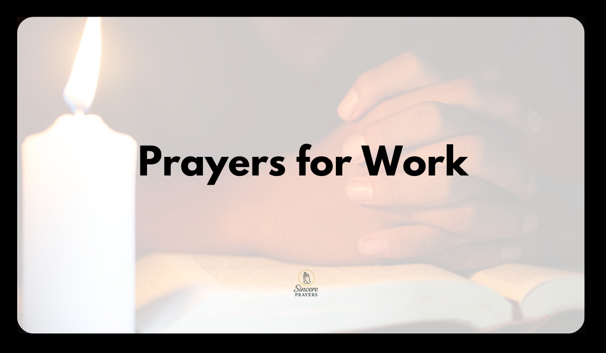 Prayers for Work