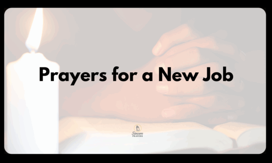 Prayers for a New Job