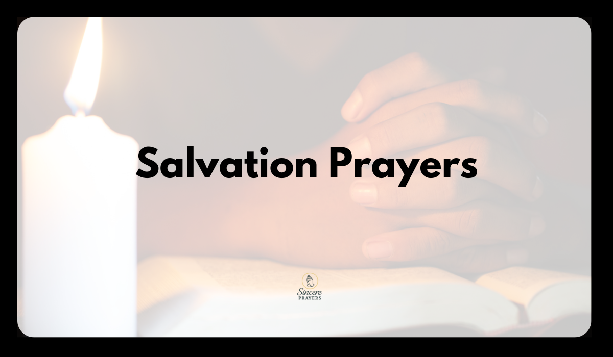 Salvation Prayers for Kids