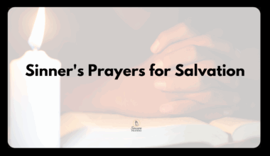 Sinner's Prayers for Salvation