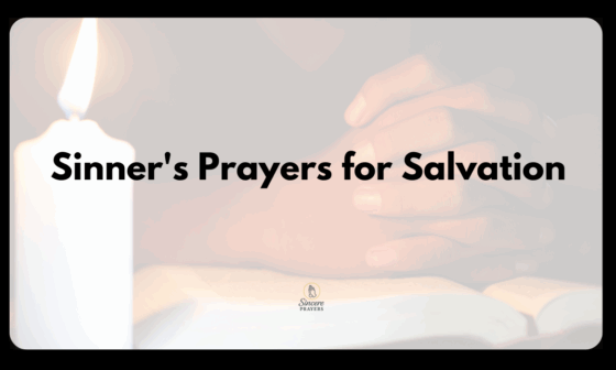 Sinner's Prayers for Salvation