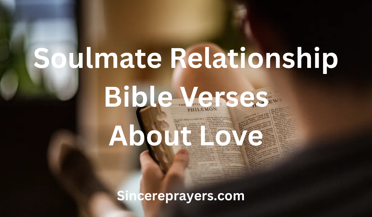 Soulmate Relationship Bible Verses About Love