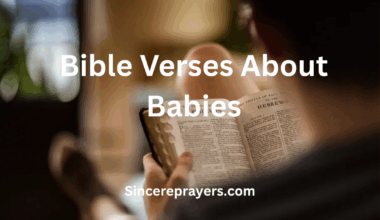 Bible Verses About Babies