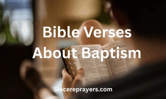 Bible Verses About Baptism