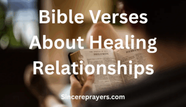 Bible Verses About Healing Relationships