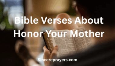 Bible Verses About Honor Your Mother