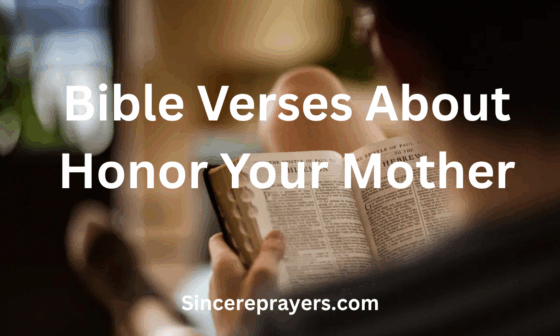 Bible Verses About Honor Your Mother
