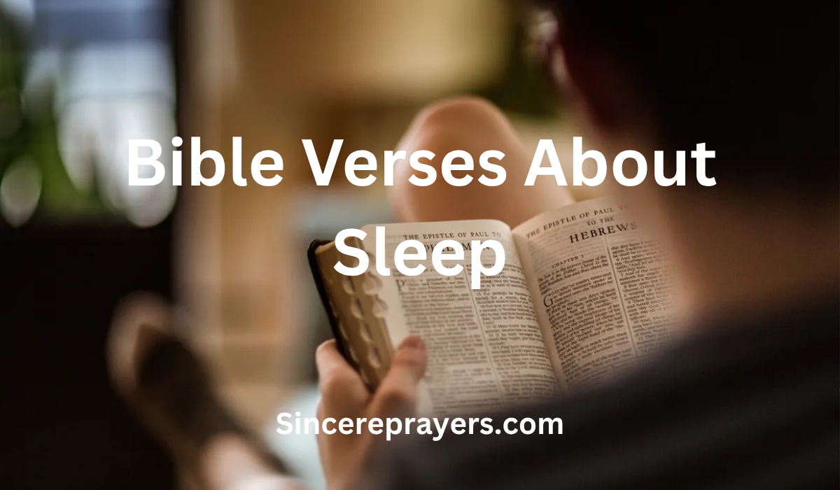 Bible Verses About Sleep