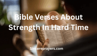 Bible Verses About Strength In Hard Time