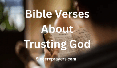 Bible Verses About Trusting God