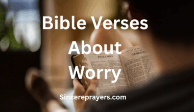 Bible Verses About Worry