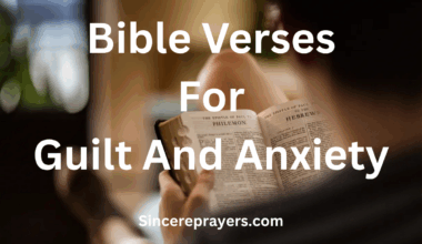 Bible Verses For Guilt And Anxiety