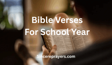 Bible Verses For School Year