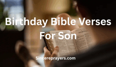 Birthday Bible Verses For Son