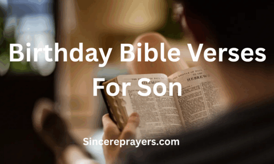 Birthday Bible Verses For Son