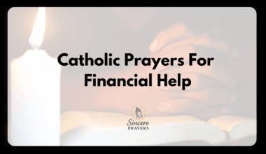 Catholic Prayers For Financial Help
