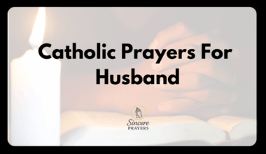 Catholic Prayers For Husband