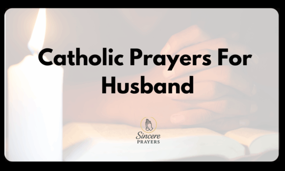 Catholic Prayers For Husband