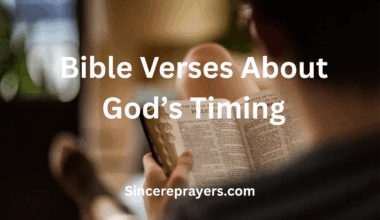 Bible Verses About God's Timing