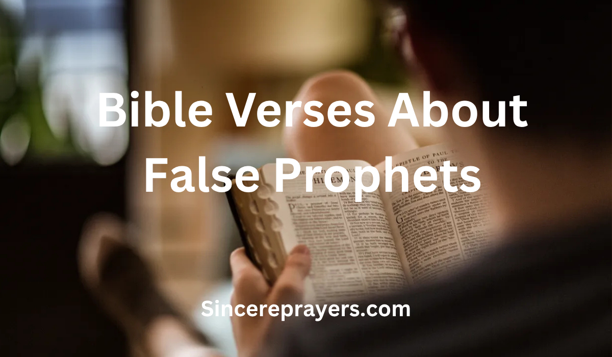 Bible Verses About False Prophets
