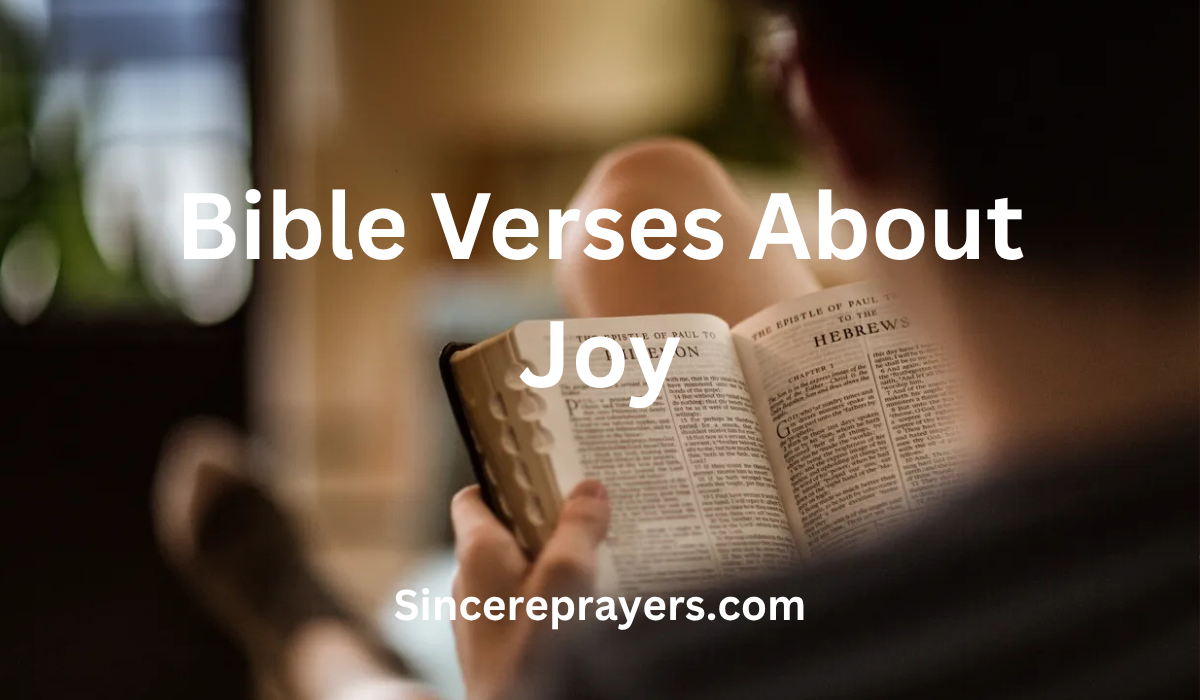 Bible Verses About Joy
