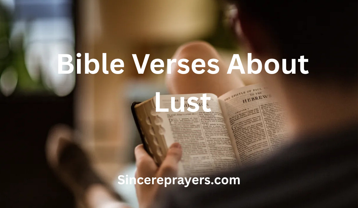 Bible Verses About Lust