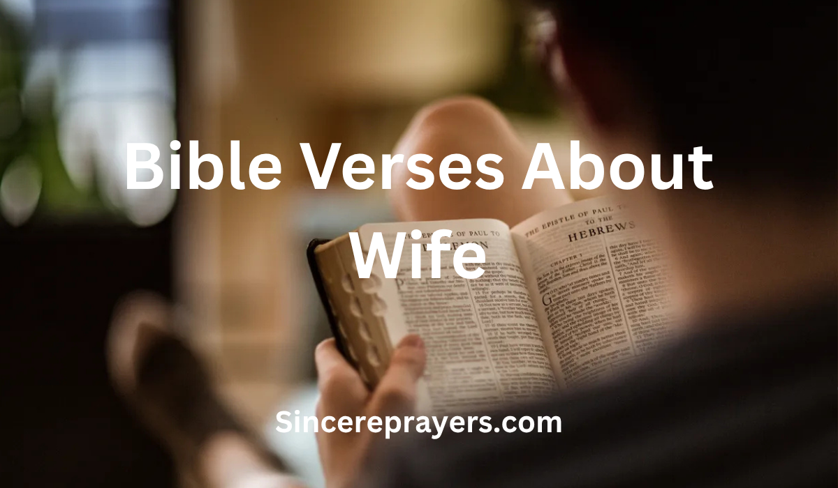 Bible Verses About Wife