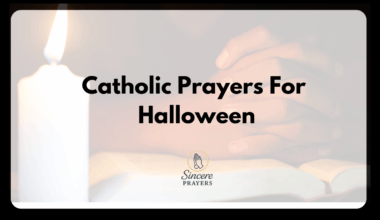 Catholic Prayers For Halloween