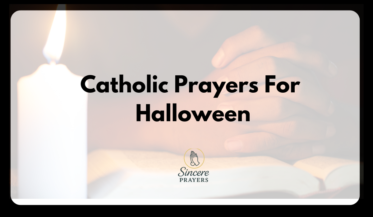 Catholic Prayers For Halloween